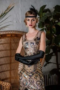 [US Warehouse] 1920s Floral Beaded Flapper Dress -Candi Clothing Shop SCV000186 PP 3