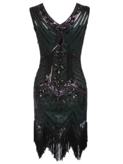 [US Warehouse] Champagn Plus Size 1920s Sequined Dress -Candi Clothing Shop SCV000562 DG 2 8509c762 91cd 47d9 b158 1d21b00049ea