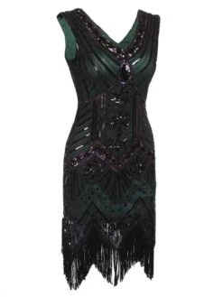 [US Warehouse] Champagn Plus Size 1920s Sequined Dress -Candi Clothing Shop SCV000562 DG 1 21360e3e de0b 4798 9d6c 2b93fc5aa315