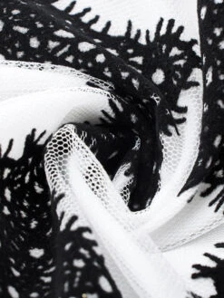 Black 1950s Striped Swing Dress 9 Black 1950s Striped Swing Dress -Candi Clothing Shop SCV001365 PAT1 6