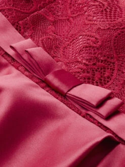 US Only Wine Red 1950s Lace Satin Dress 14 US Only Wine Red 1950s Lace Satin Dress -Candi Clothing Shop SCV001366 WR 5 88a11523 a656 4ce8 8e30 ec95e705bda3