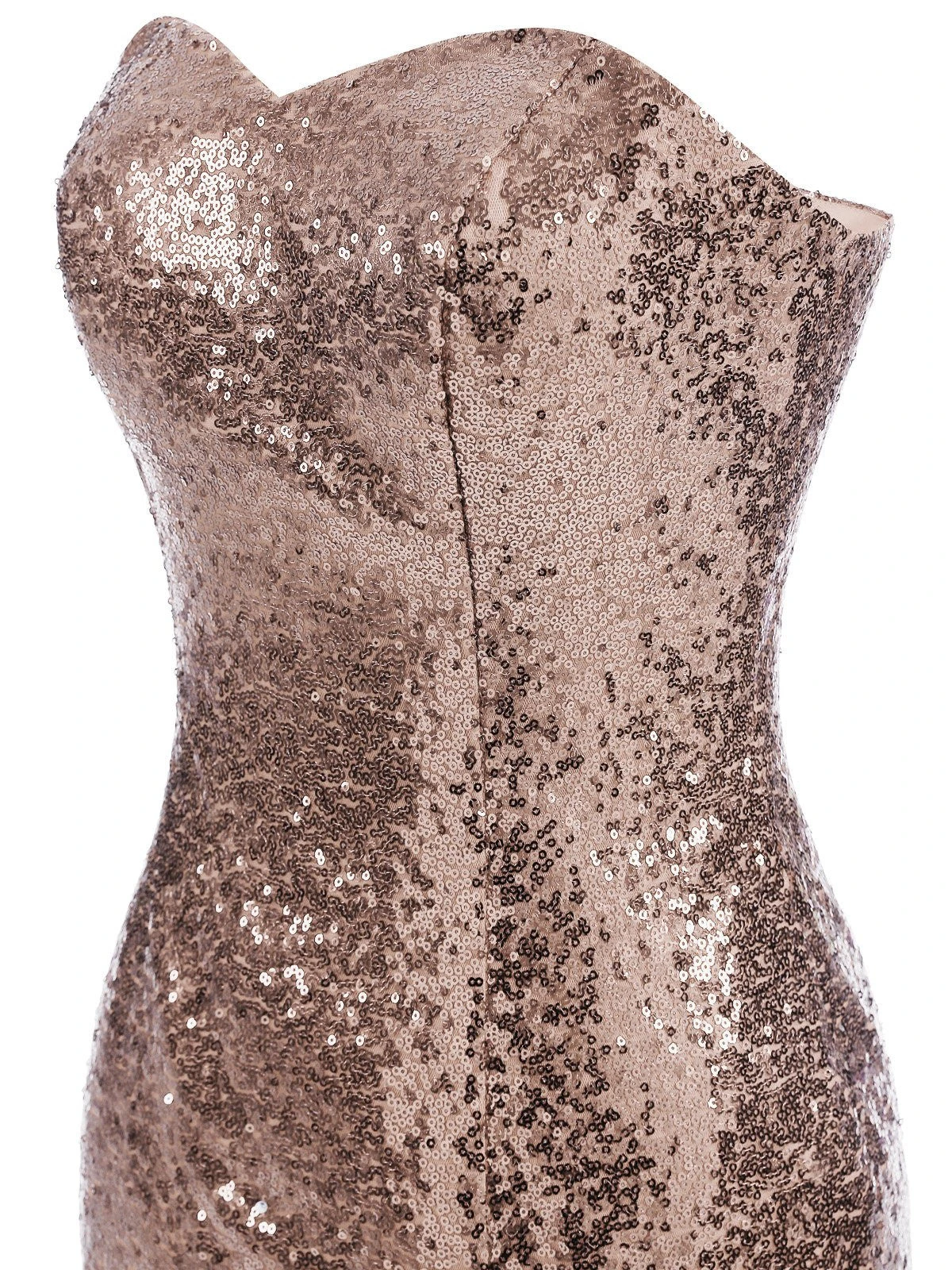 1930s Vintage Sequin Strapless Dress 5 1930s Vintage Sequin Strapless Dress - Image 5
