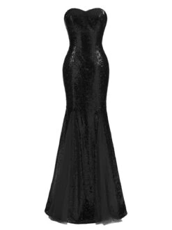 1930s Vintage Sequin Strapless Dress 36 1930s Vintage Sequin Strapless Dress -Candi Clothing Shop SCV001586 B 2 35960009 5597 43e1 aeb3 d4391ceac223