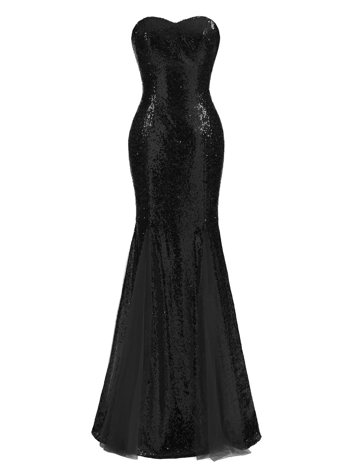 1930s Vintage Sequin Strapless Dress 17 1930s Vintage Sequin Strapless Dress - Image 17