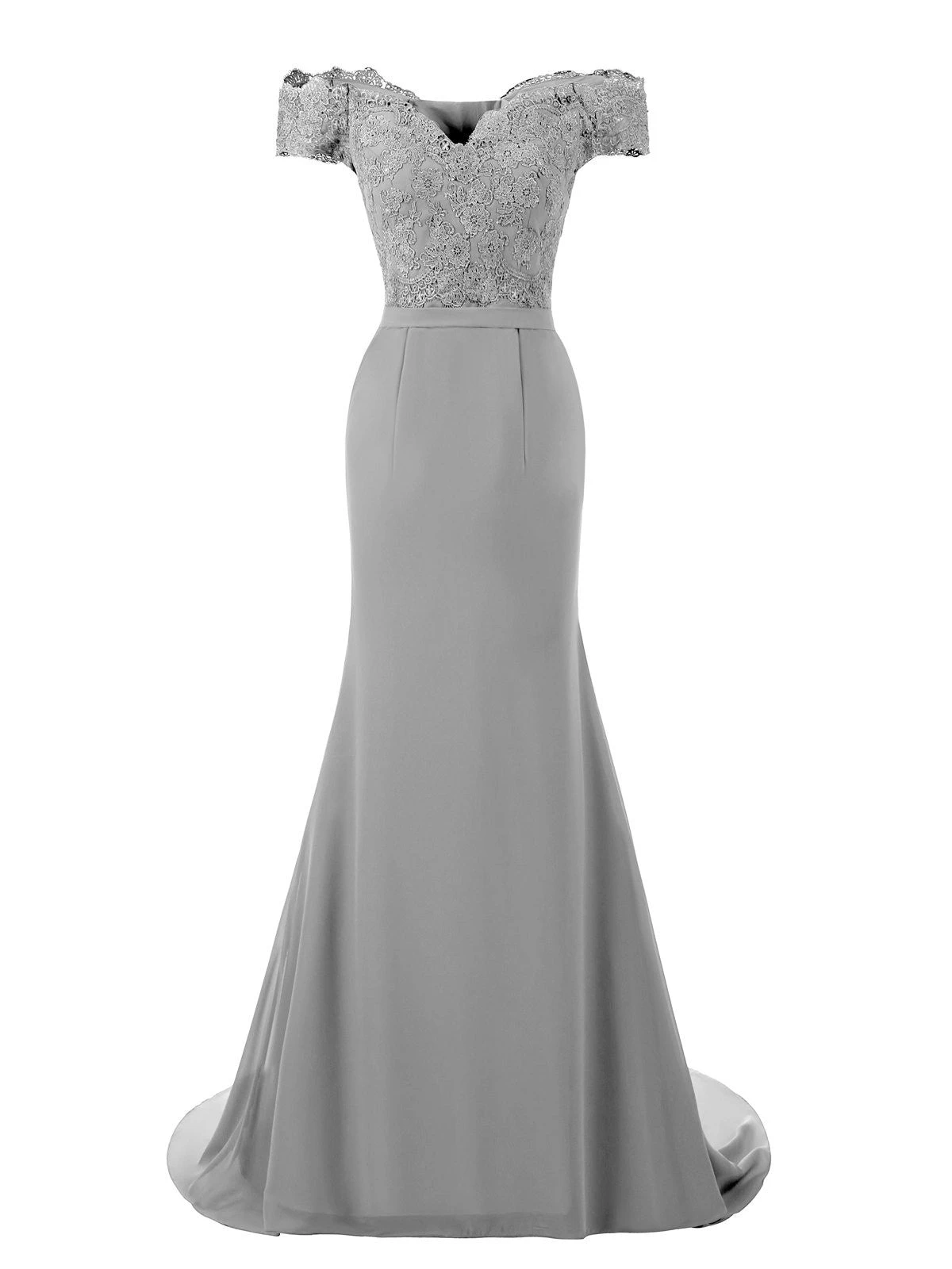 Vintage Chiffon Off Shoulder Maxi Dress 16 Vintage Chiffon Off Shoulder Maxi Dress - Image 16