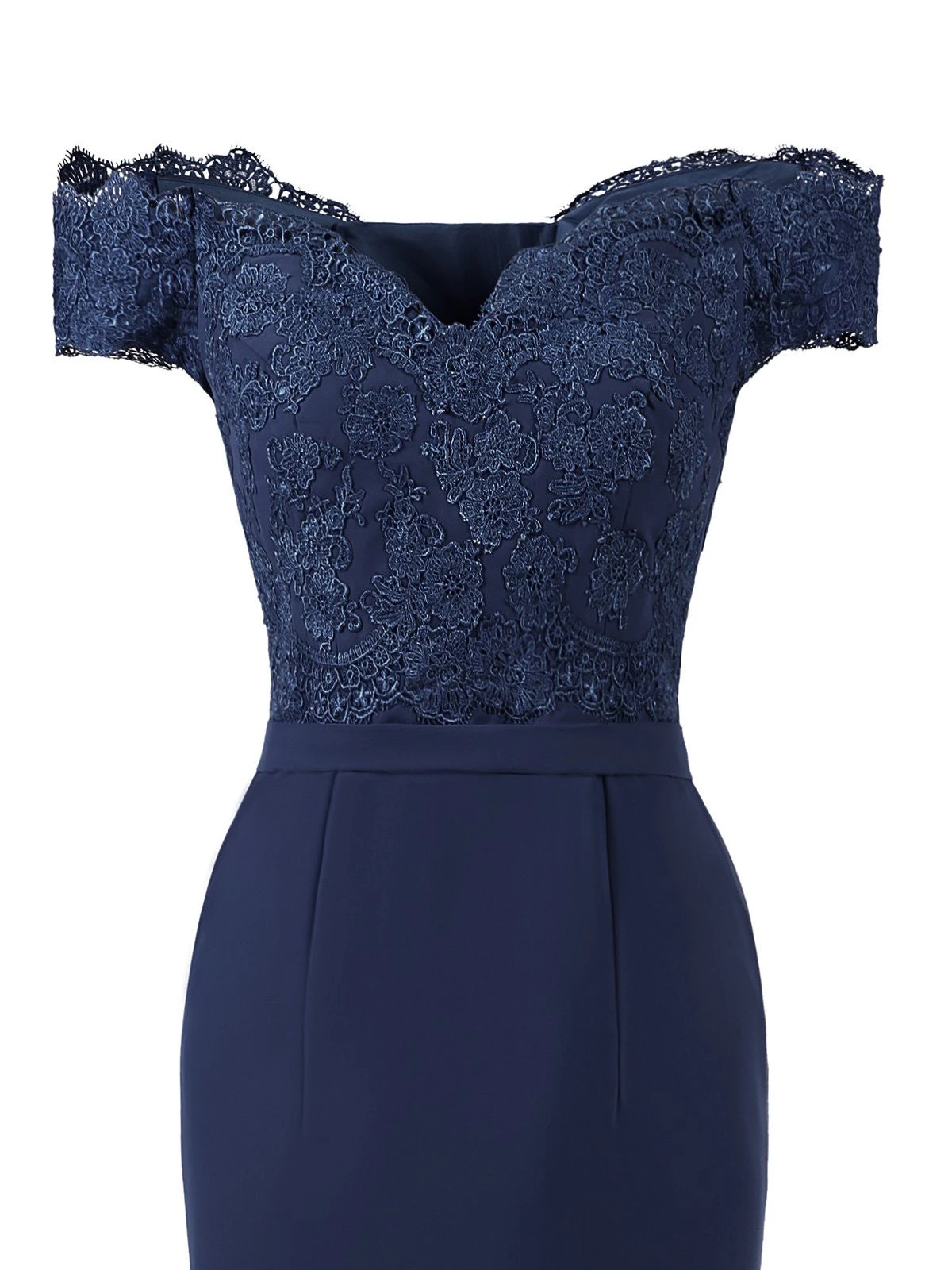 Vintage Chiffon Off Shoulder Maxi Dress 4 Vintage Chiffon Off Shoulder Maxi Dress - Image 4