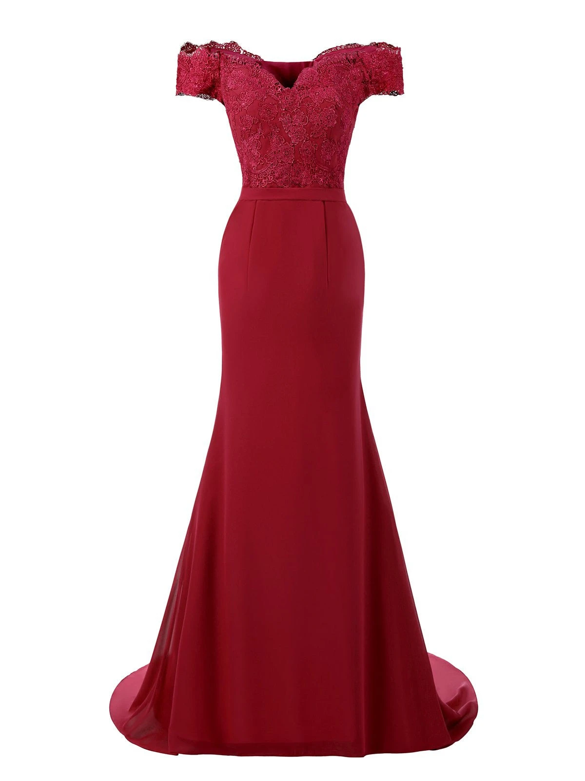 Vintage Chiffon Off Shoulder Maxi Dress 6 Vintage Chiffon Off Shoulder Maxi Dress - Image 6