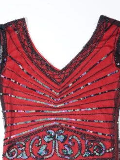 1920s Fringed Flapper Gatsby Dress -Candi Clothing Shop SCV001593 WR 4