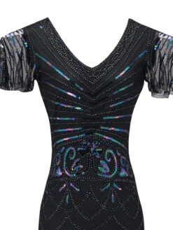 1920s Fringed Flapper Gatsby Dress -Candi Clothing Shop SCV001601 B 4