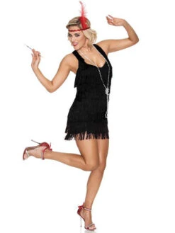 [US Warehouse] Black 1920s Back Bow Tassel Flapper Dress -Candi Clothing Shop SCV002325 B 5 f06ae317 6cf0 4a24 b1e3 e72f6d3e5f66