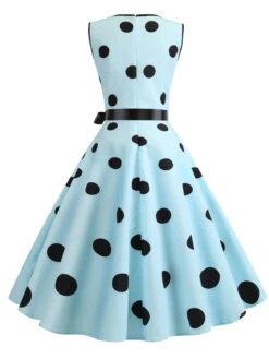 1950s Bow Polka Dot Swing Dress 6 1950s Bow Polka Dot Swing Dress -Candi Clothing Shop SCV002515 BD1 3 317c4507 af06 444c 9bd3 111134002007