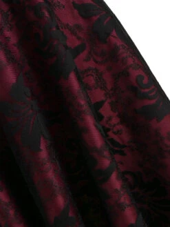 1980s Patchwork High Low Hem Strap Dress -Candi Clothing Shop SCV002567 WR 6