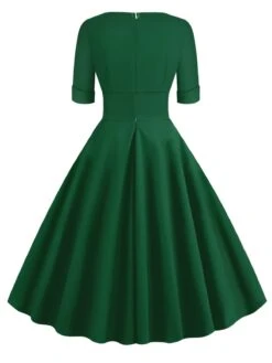 1950s Solid Sweetheart Fold Swing Dress 26 1950s Solid Sweetheart Fold Swing Dress -Candi Clothing Shop SCV003300 DG 4 253fc4fe dd9b 4213 bbd2 e99df1e86974
