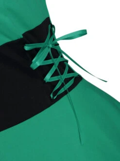 [US Warehouse] 1950s Strap Furry Lace Up Dress -Candi Clothing Shop SCV003425 G 5 75504c26 bf64 496c aad6 25049eb27690