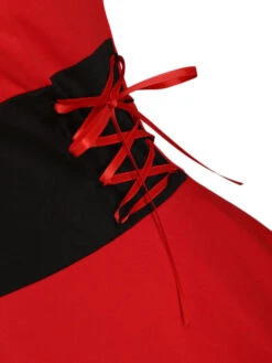 [US Warehouse] 1950s Strap Furry Lace Up Dress -Candi Clothing Shop SCV003425 R 5 23e0f95d 829a 4017 b81b 49f93b58f0cd