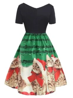 1950s Christmas Kitty Swing Dress 17 1950s Christmas Kitty Swing Dress -Candi Clothing Shop SCV003429 PAT3 3 2be62a9c f71d 4830 9f67 dda9175b9191