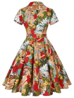1950s Bikini Girls Swing Dress 13 1950s Bikini Girls Swing Dress -Candi Clothing Shop SCV005116 PAT1 3
