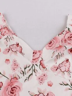 1950s Floral Flare Sleeve Swing Dress 33 1950s Floral Flare Sleeve Swing Dress -Candi Clothing Shop SCV005177 PAT1 3 14133b47 6608 48ad 8447 dde314b31f6f