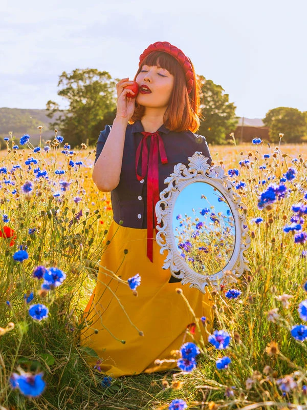 Snow White Style Button 1950s Dress 4 Snow White Style Button 1950s Dress - Image 4