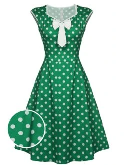 1950s Polka Dot Bow Swing Dress 21 1950s Polka Dot Bow Swing Dress -Candi Clothing Shop SCV005433 G 2 733e232b 214e 4e3d bec9 56ae7b9b64ee