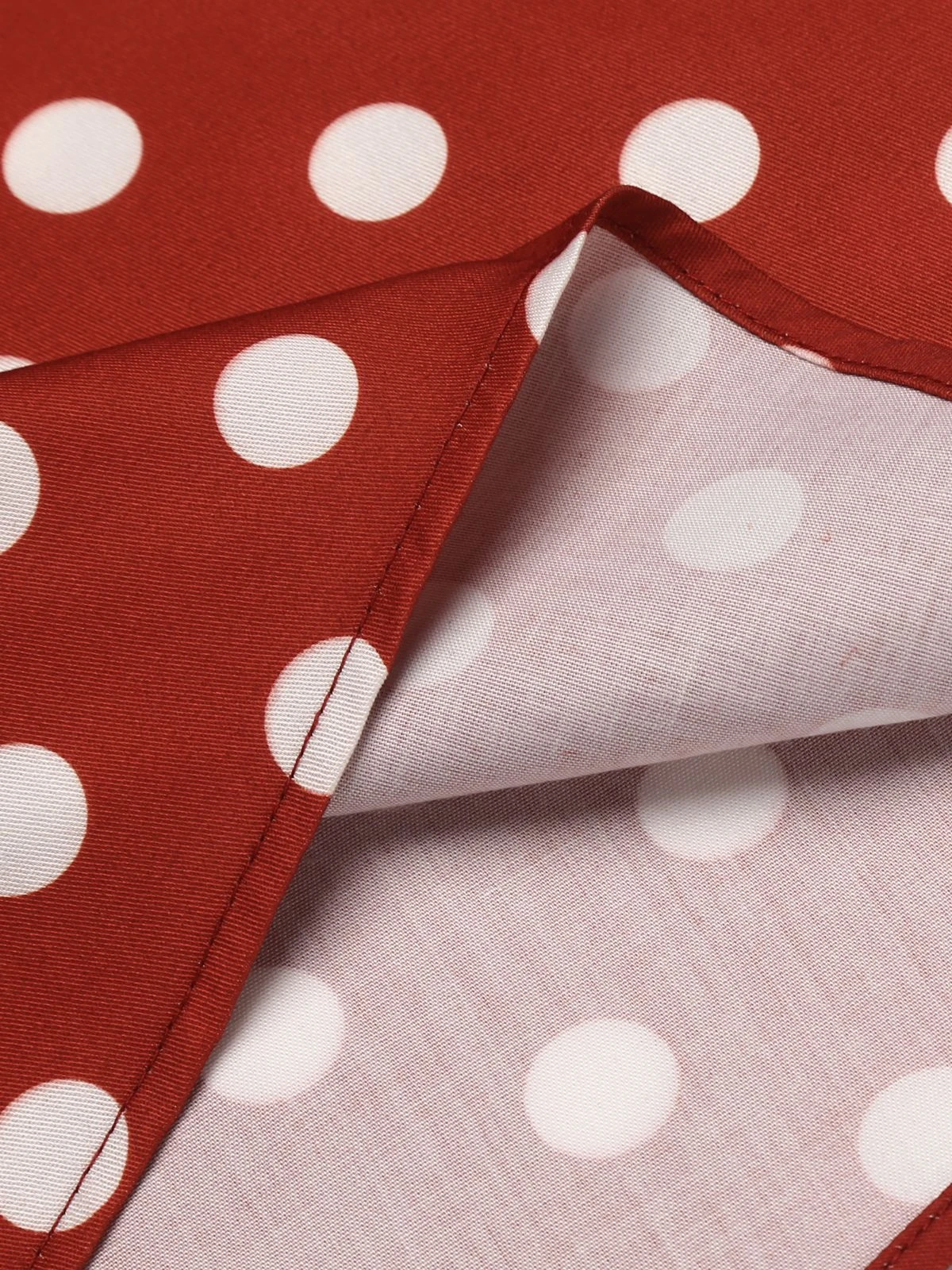 1950s Polka Dot Bow Swing Dress 7 1950s Polka Dot Bow Swing Dress - Image 7