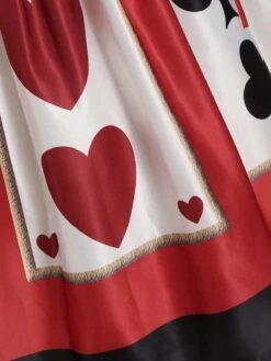 Red 1950s Strap Poker Costume Dress 6 Red 1950s Strap Poker Costume Dress -Candi Clothing Shop SCV008579 2