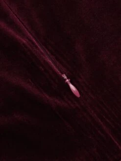 Wine Red 1960s Velvet Bodycon Vintage Dress 25 Wine Red 1960s Velvet Bodycon Vintage Dress -Candi Clothing Shop SCV009605 6