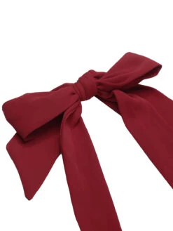 Red 1960s Solid Halter Bodycon Dress -Candi Clothing Shop SCV012000 4