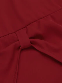 Red 1960s Solid Halter Bodycon Dress -Candi Clothing Shop SCV012000 7