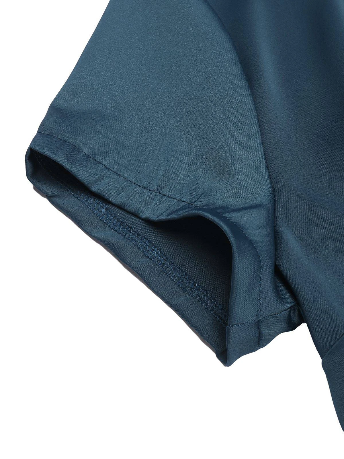 Blue 1940s Pearl Buttons Darlene Dress 9 Blue 1940s Pearl Buttons Darlene Dress - Image 9