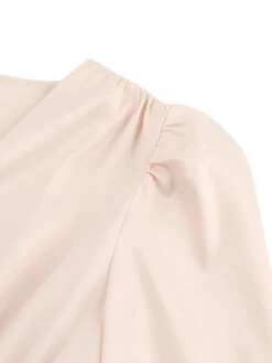 1940s Solid Silk Buttoned Tea Dress 14 1940s Solid Silk Buttoned Tea Dress -Candi Clothing Shop SCV012767 6