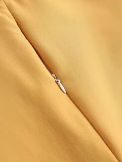 Yellow 1950s Solid Buttoned Swing Dress 14 Yellow 1950s Solid Buttoned Swing Dress -Candi Clothing Shop SCV014894 1