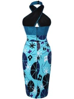 [Lori's Design]1960s Dress Promoting Autism Awareness -Candi Clothing Shop SCV016102 3