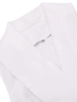 White 1950s Halter Belted Swing Dress -Candi Clothing Shop SCV016217 5