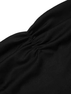 Black 1960s Halter Sunflower Pencil Dress 15 Black 1960s Halter Sunflower Pencil Dress -Candi Clothing Shop SCV017753 5