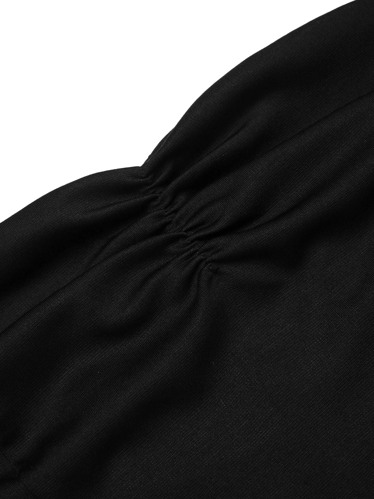 Black 1960s Halter Sunflower Pencil Dress 7 Black 1960s Halter Sunflower Pencil Dress - Image 7