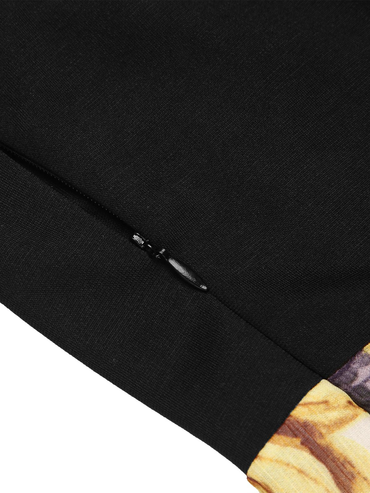 Black 1960s Halter Sunflower Pencil Dress 8 Black 1960s Halter Sunflower Pencil Dress - Image 8