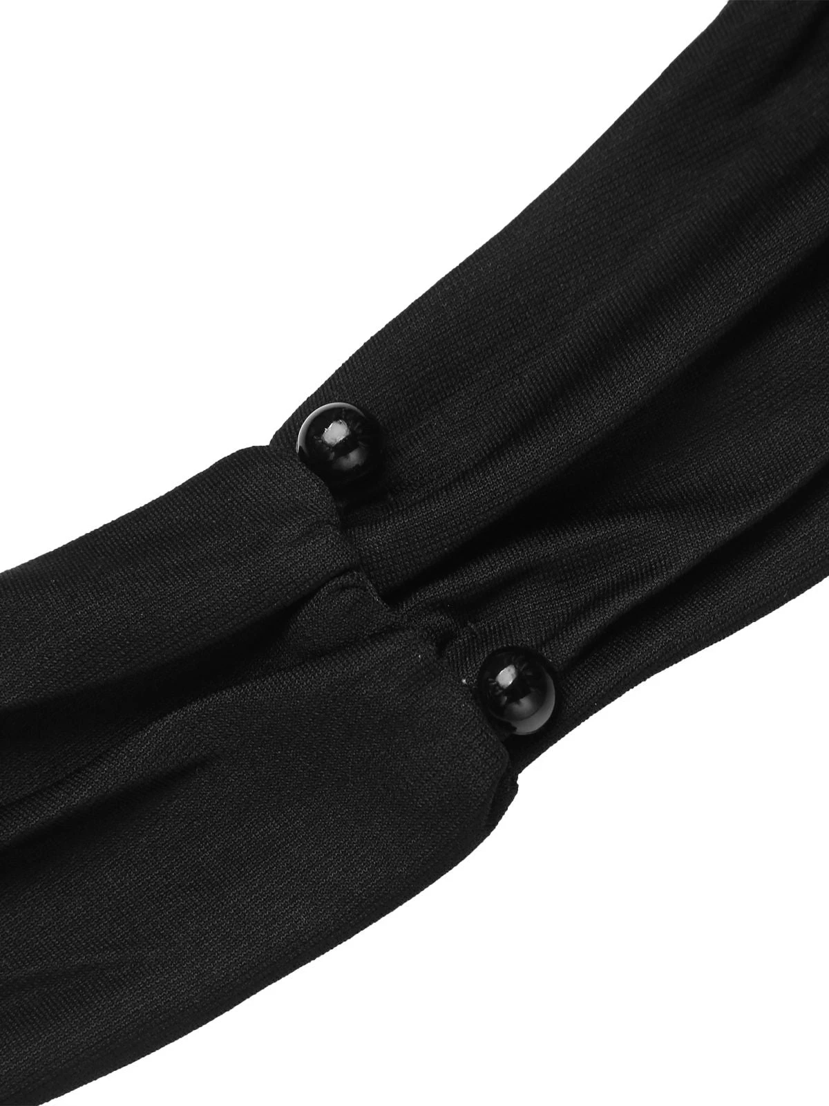 Black 1960s Halter Sunflower Pencil Dress 6 Black 1960s Halter Sunflower Pencil Dress - Image 6