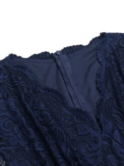 1950s Floral Lace Solid Swing Dress -Candi Clothing Shop SCV018062 NB 4 7699b022 7992 4e07 9326 4c8679df8d68