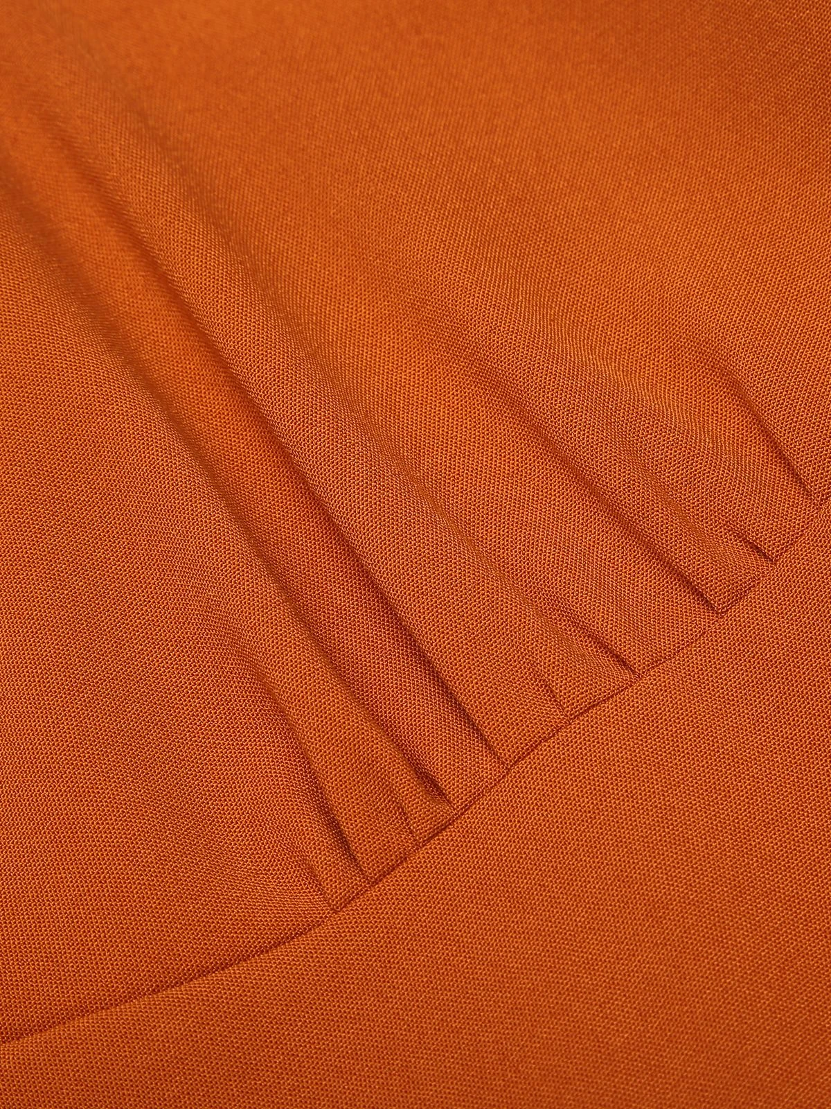 Orange 1950s Cape Pumpkin Swing Dress 10 Orange 1950s Cape Pumpkin Swing Dress - Image 10