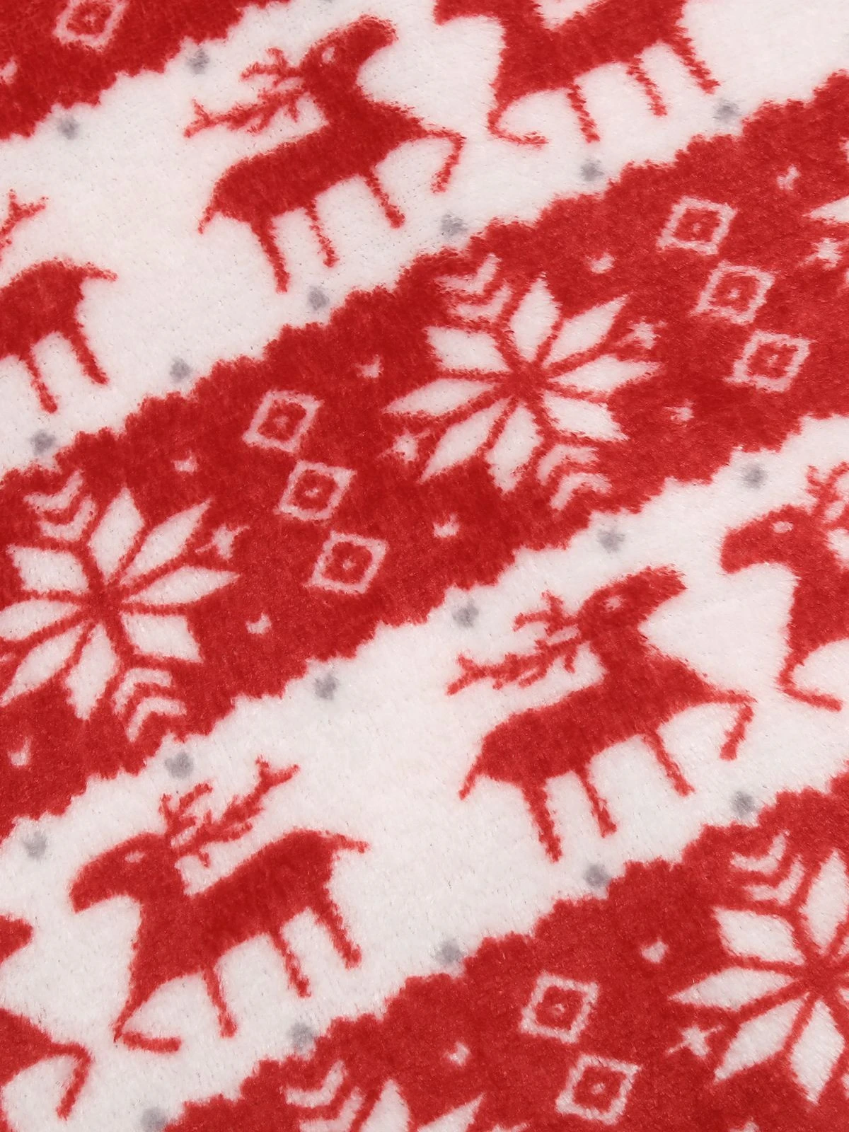 Red 1950s Christmas Patchwork Swing Dress 9 Red 1950s Christmas Patchwork Swing Dress - Image 9