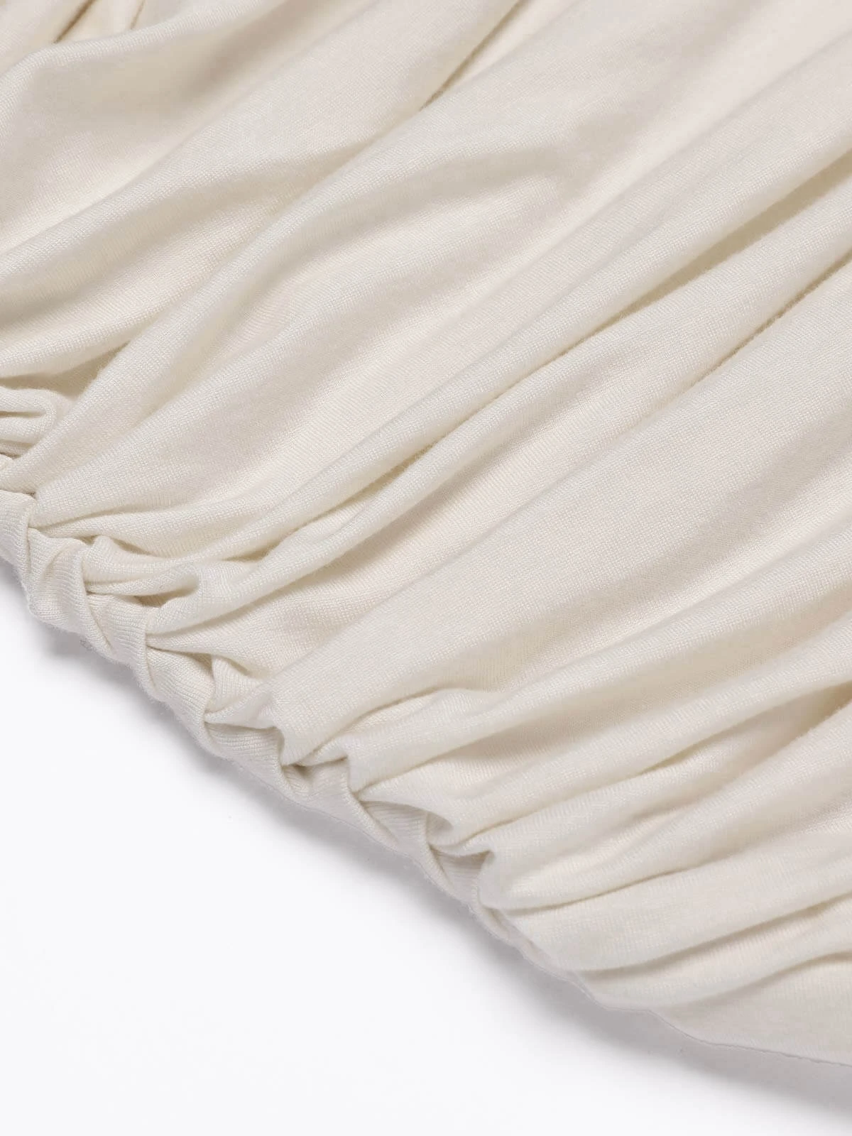 Ivory 1960s Cap Sleeve Slim Pleated Dress 5 Ivory 1960s Cap Sleeve Slim Pleated Dress - Image 5