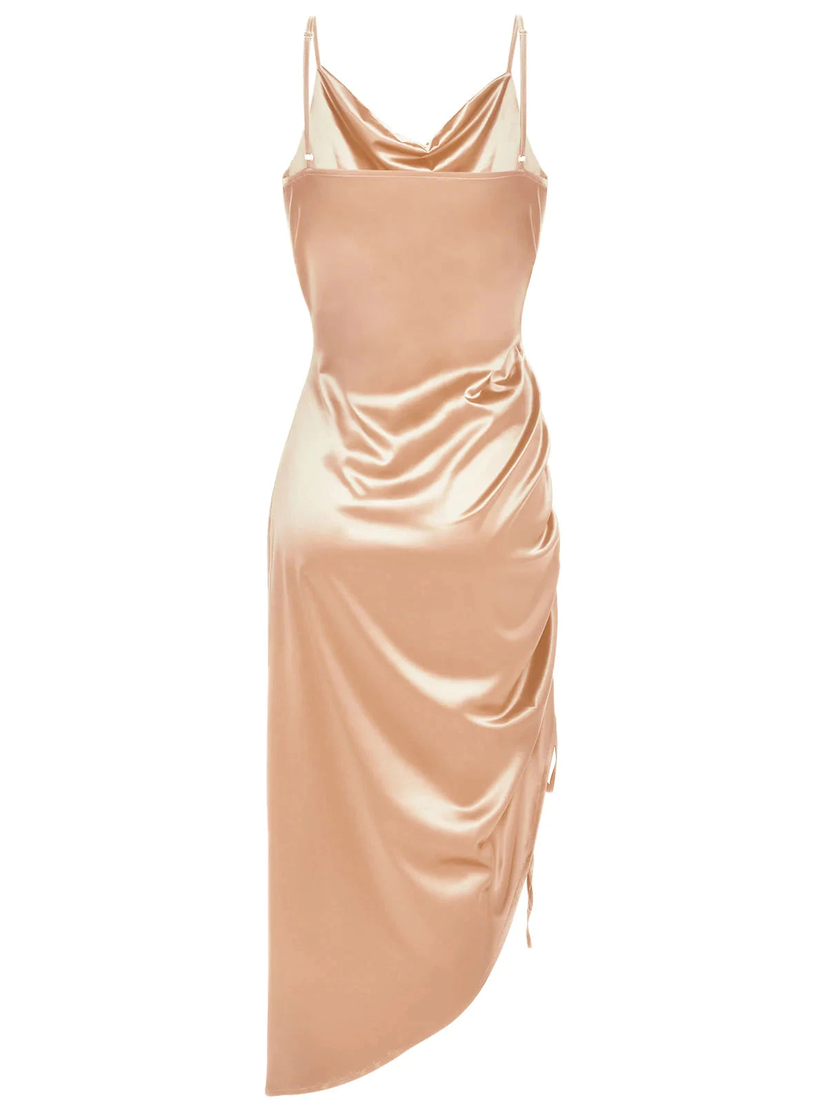 1960s Drawstring Spaghetti Strap Pencil Dress 4 1960s Drawstring Spaghetti Strap Pencil Dress - Image 4