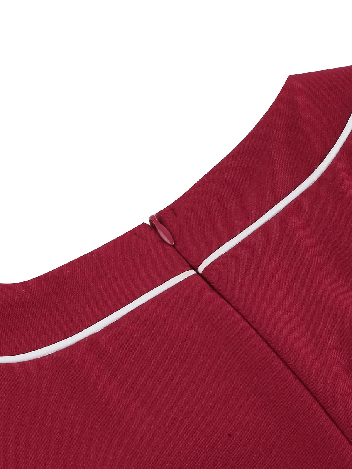 1950s Patchwork Button Swing Vintage Dress 13 1950s Patchwork Button Swing Vintage Dress - Image 13