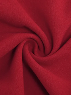 Red 1960s Heart Collar Solid Pencil Dress 9 Red 1960s Heart Collar Solid Pencil Dress -Candi Clothing Shop SCV021020 R 5