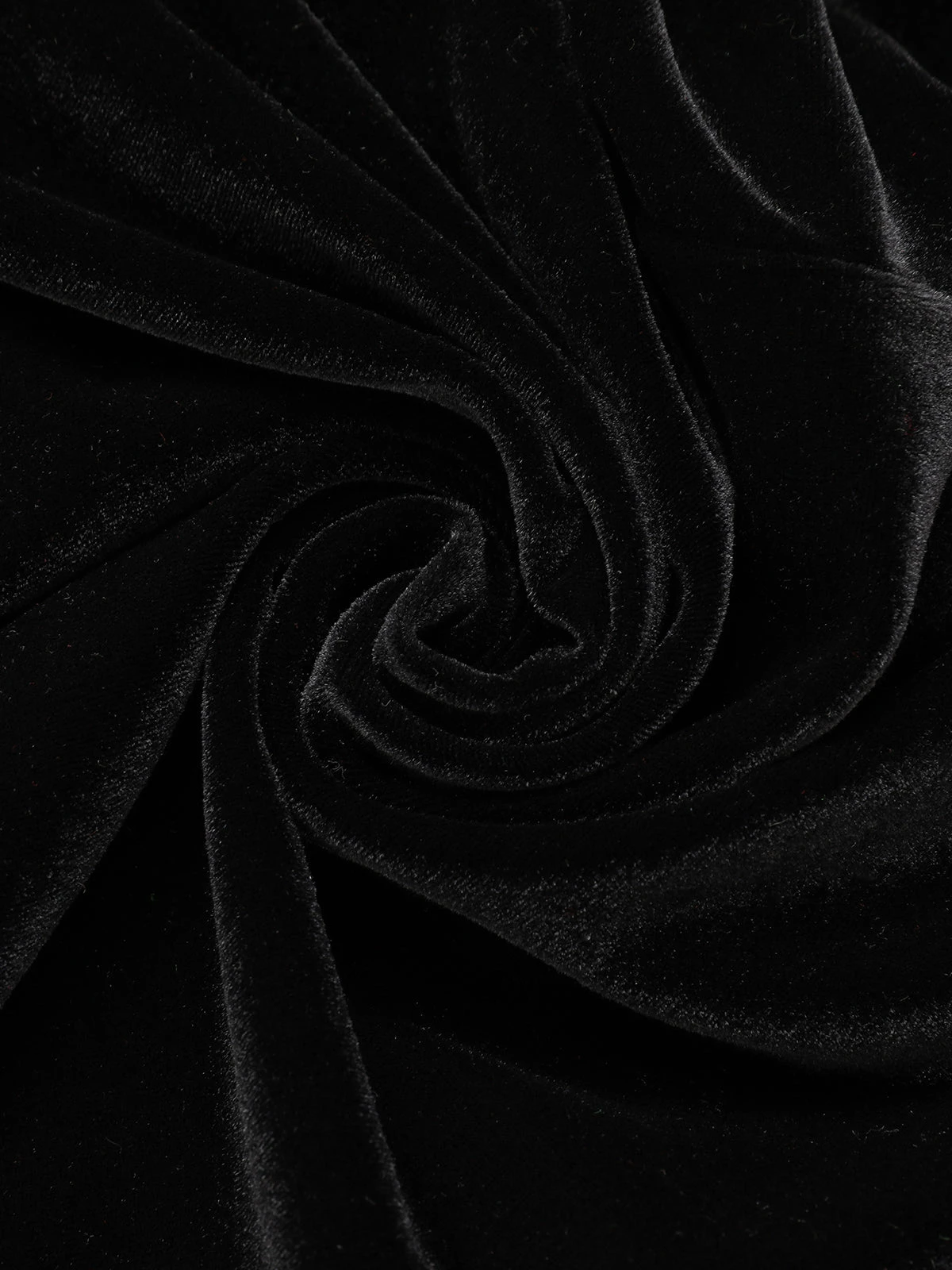 2PCS Black 1960s Solid Dress & Plush Cape 10 2PCS Black 1960s Solid Dress & Plush Cape - Image 10