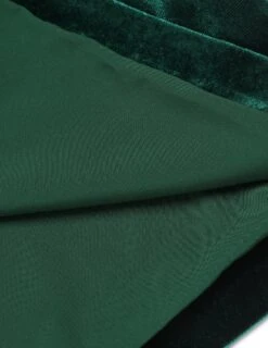 Green 1960s Velvet Lace Patchwork Dress 12 Green 1960s Velvet Lace Patchwork Dress -Candi Clothing Shop SCV021043 8