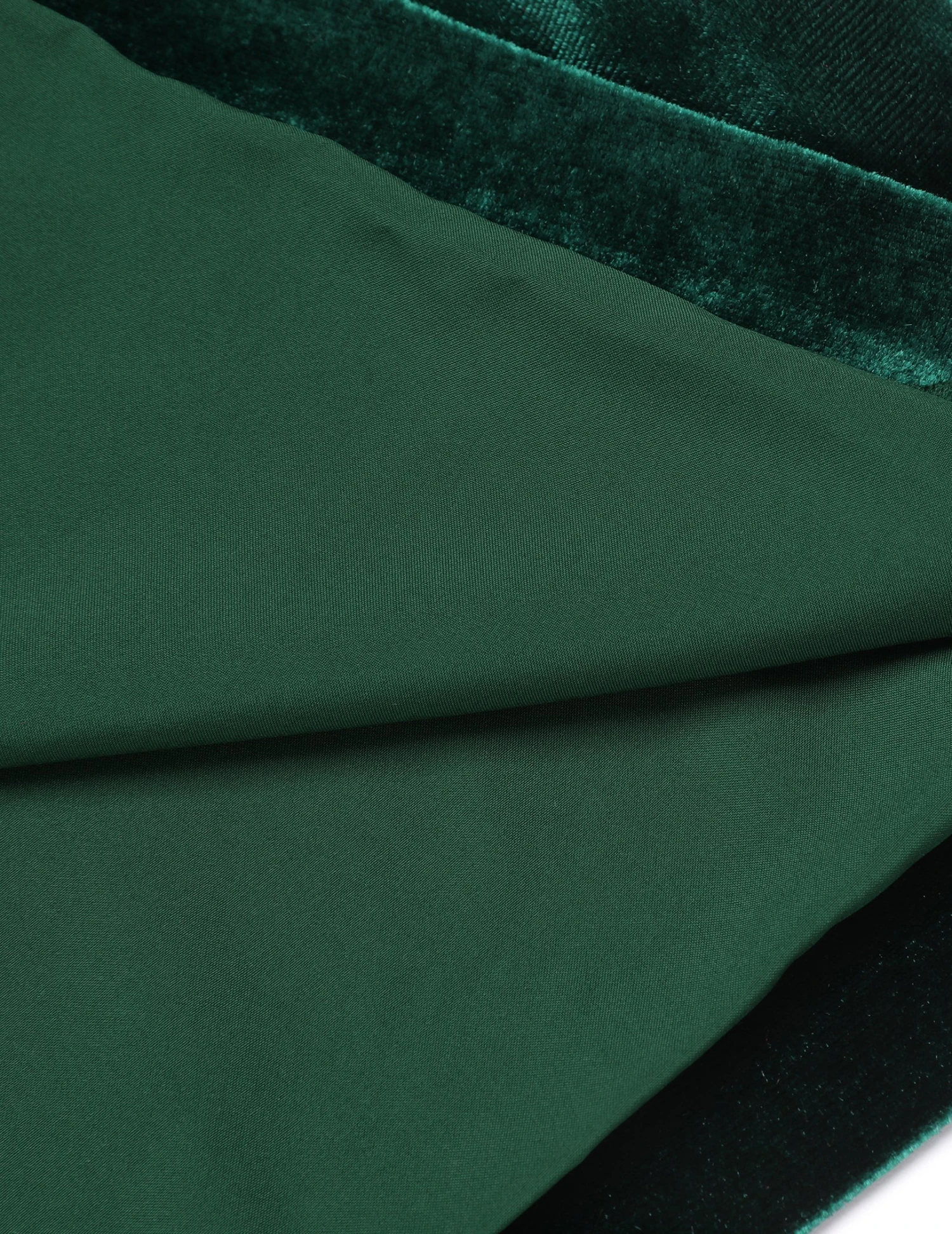 Green 1960s Velvet Lace Patchwork Dress 5 Green 1960s Velvet Lace Patchwork Dress - Image 5