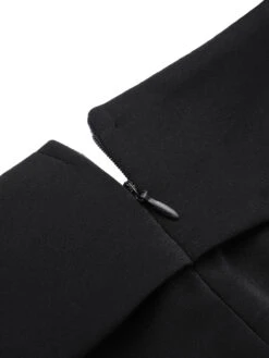 Black 1950s Bat Sleeve Lace-Up Dress -Candi Clothing Shop SCV021081 6 0af9ca99 0dcb 40cf bd74 ba9189a3ff51