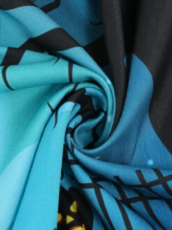 Navy Blue 1950s Halloween Lace Patchwork Dress 13 Navy Blue 1950s Halloween Lace Patchwork Dress -Candi Clothing Shop SCV021088 NB 7